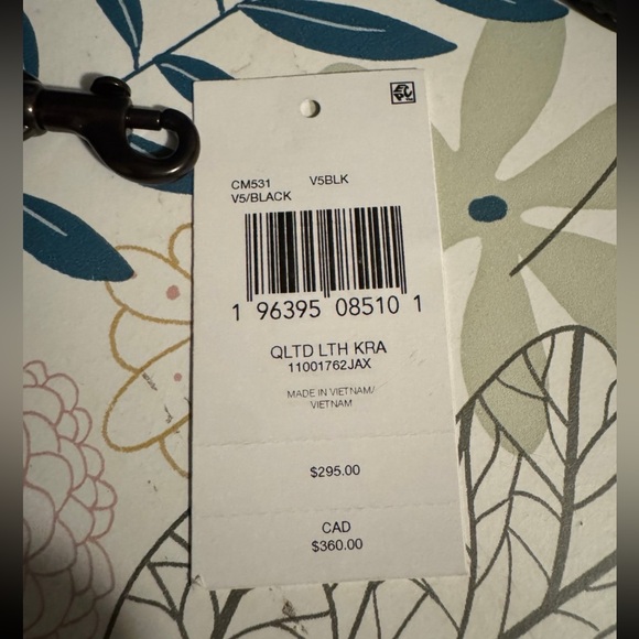 Coach Kira Crossbody Black Quilted Bag - Picture 4 of 6